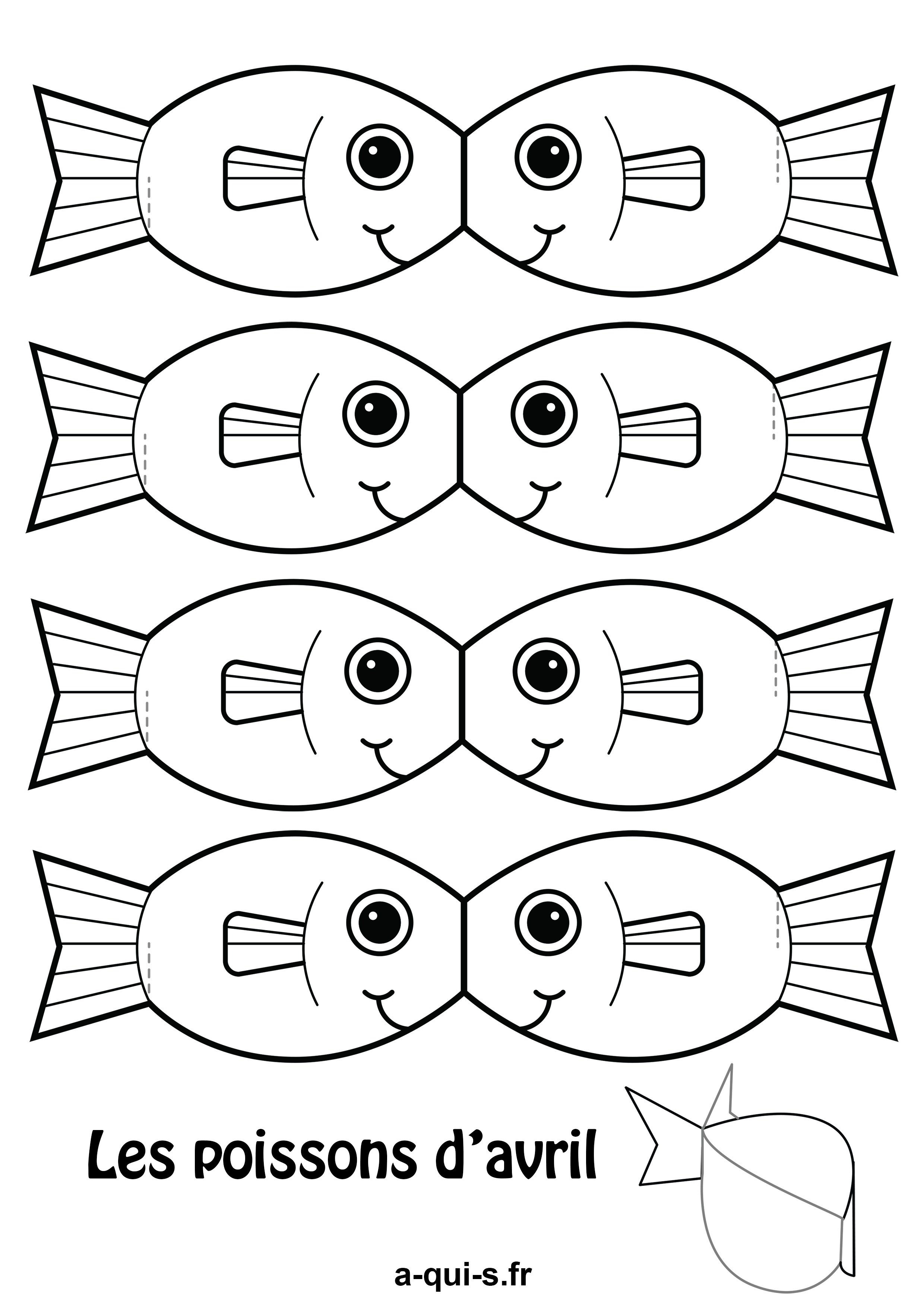 Imprimez des poissons d'avril amusants pour jouer des tours