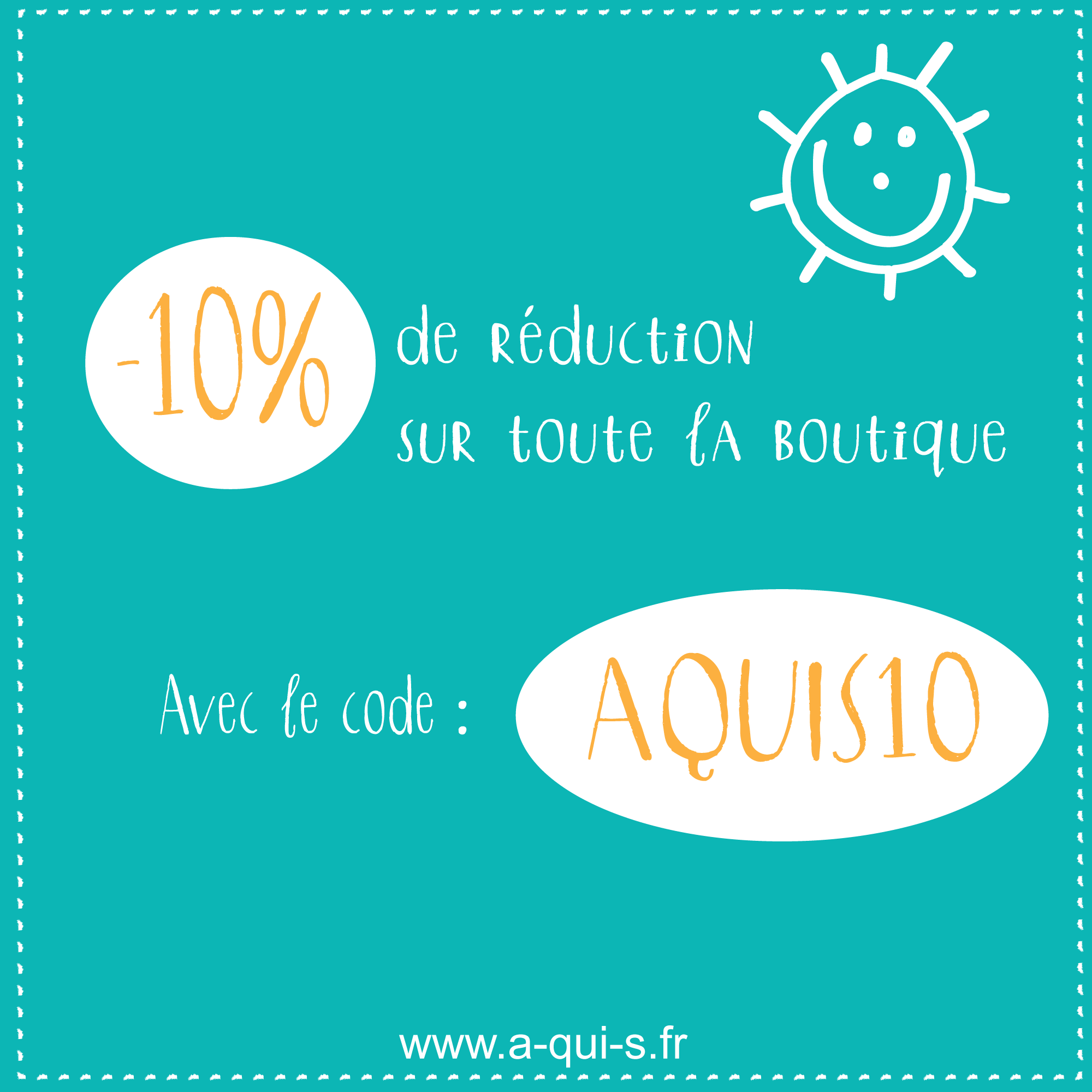 Réduction AquiS 10 sur toute la boutique