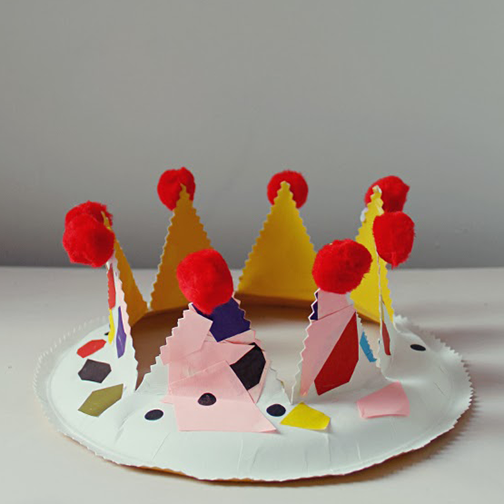 Couronne de Noel .. ( Assiette en carton ) - Le blog de