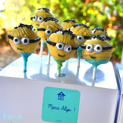 Les Cake-Pop en forme de Minions