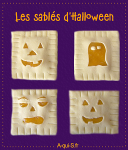 sablés d'Halloween