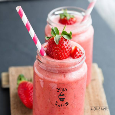 smoothie fraises-banane