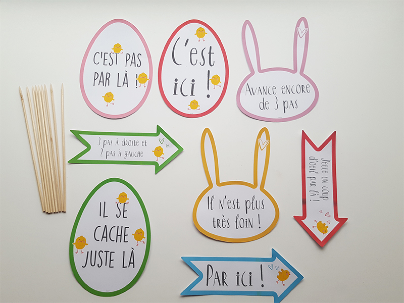 Pâques DIY à imprimer : Par ici la chasse aux œufs ! 