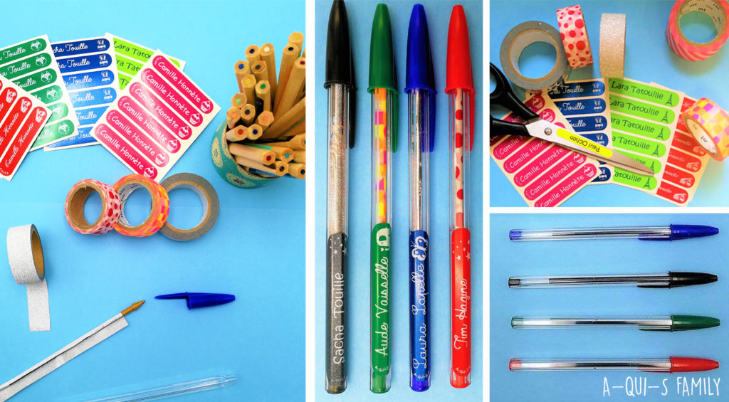 stylos personnalisés DIY