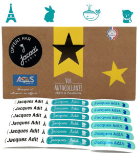 étiquettes Jacadi