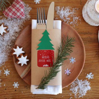 Des marques places pour le repas de Noël : Tuto