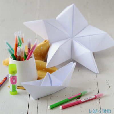 DIY origami pour les enfants : Des étoiles en papier !