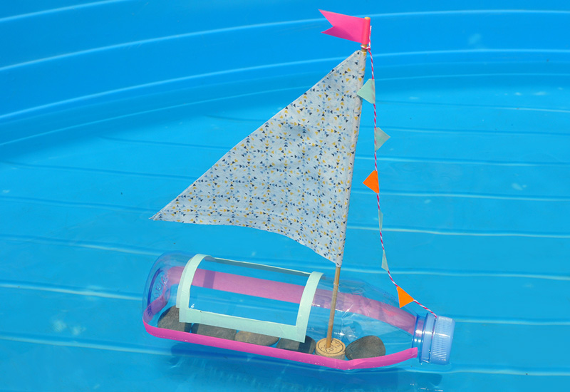 Fabriquer un bateau pour Playmobil® avec des bouteilles ! 