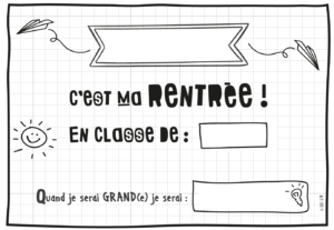 Premier jour d'école