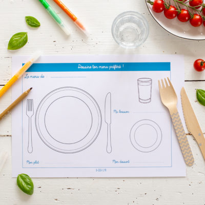 Repas des enfants : et s’ils choisissaient le contenu de leurs assiettes ? (Printable)